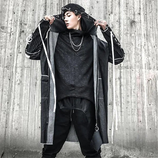 Dark Hip Hop Style Coat
