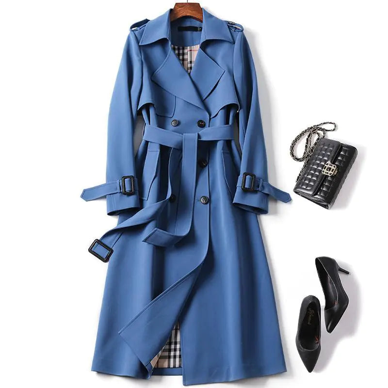 British Style Over-the-Knee Coat