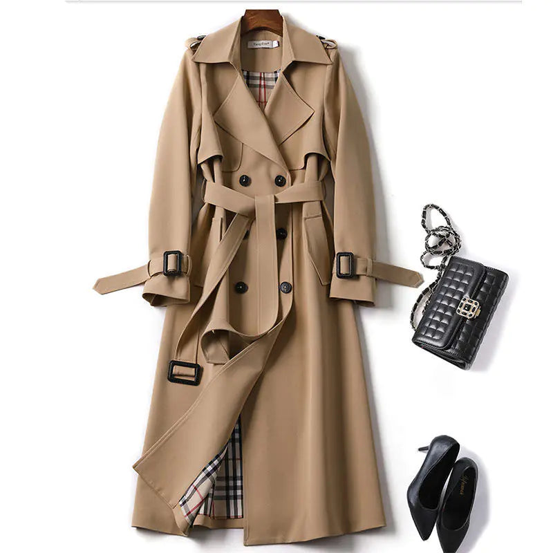 British Style Over-the-Knee Coat