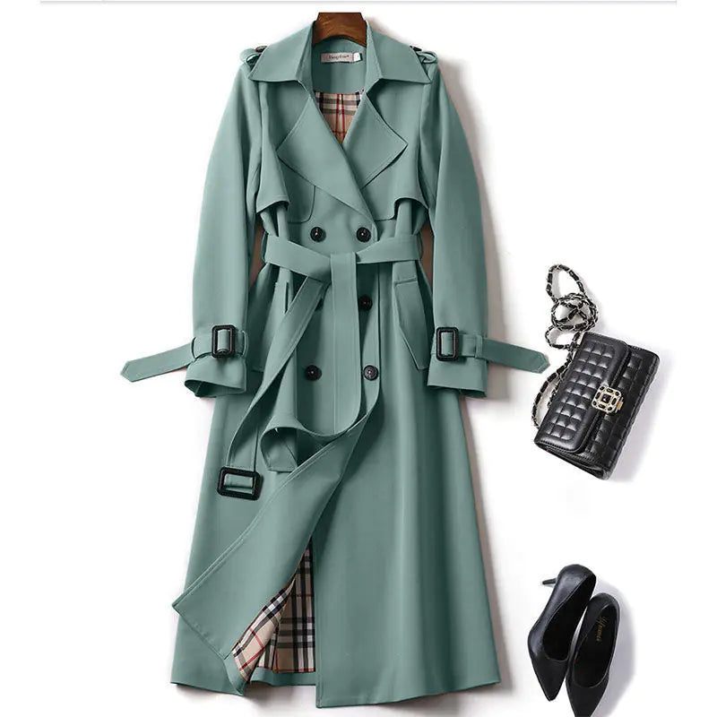 British Style Over-the-Knee Coat
