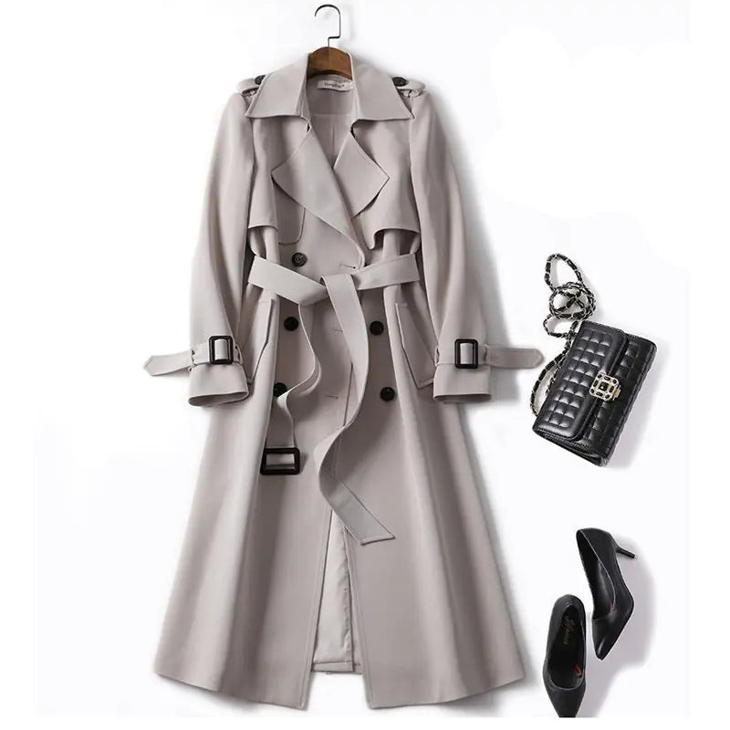 British Style Over-the-Knee Coat